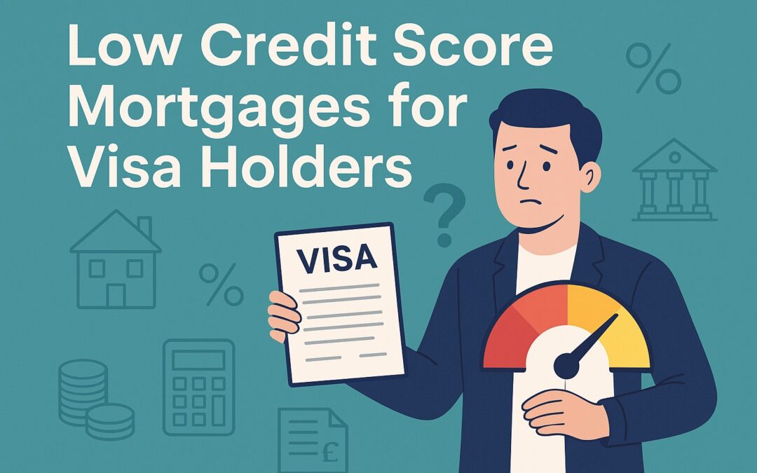 Visa holder worried about low credit score mortgage options